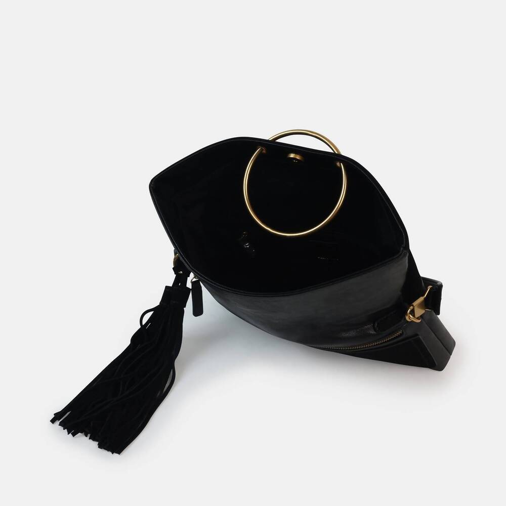 NEW DOLCE VITA women's delilah handbag in black - Picture 3 of 4